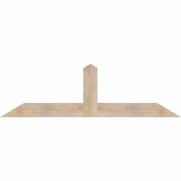 Ekena Millwork Portland Smooth Timber Gable Bracket, Douglas Fir, 72"W x 21"H x 5 1/2"D x 5 1/2"F, 7/12 Pitch GBW072X21X0606POR00SDF - main